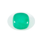 Green Onyx 1PC Medium 9x9 MM Cushion Cabochon Green Fiery semi Precious Loose Gemstone