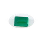 Green Onyx 1PC Medium 8x10 MM Emerald Cabochon Green Superior semi Precious Gems