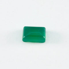Green Onyx 1PC Medium 8x10 MM Emerald Cabochon Green Superior semi Precious Gems