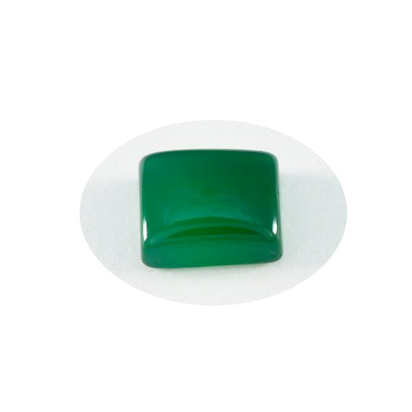 Green Onyx 1PC Large 9x11 MM Emerald Cabochon Green Pure semi Precious Loose Gems