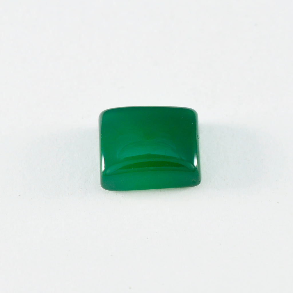 Green Onyx 1PC Large 9x11 MM Emerald Cabochon Green Pure semi Precious Loose Gems