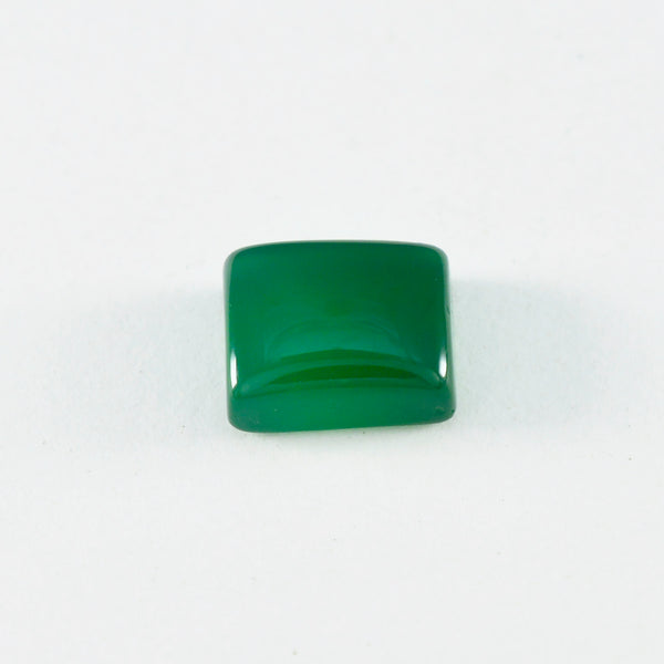 Green Onyx 1PC Large 9x11 MM Emerald Cabochon Green Pure semi Precious Loose Gems