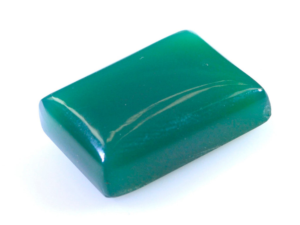 Green Onyx 1PC Large 10x12 MM Emerald Cabochon Green Brilliant semi Precious Loose Gemstones