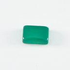Green Onyx 1PC Small 6x8 MM Emerald Cabochon Green Fine semi Precious Loose Gemstone