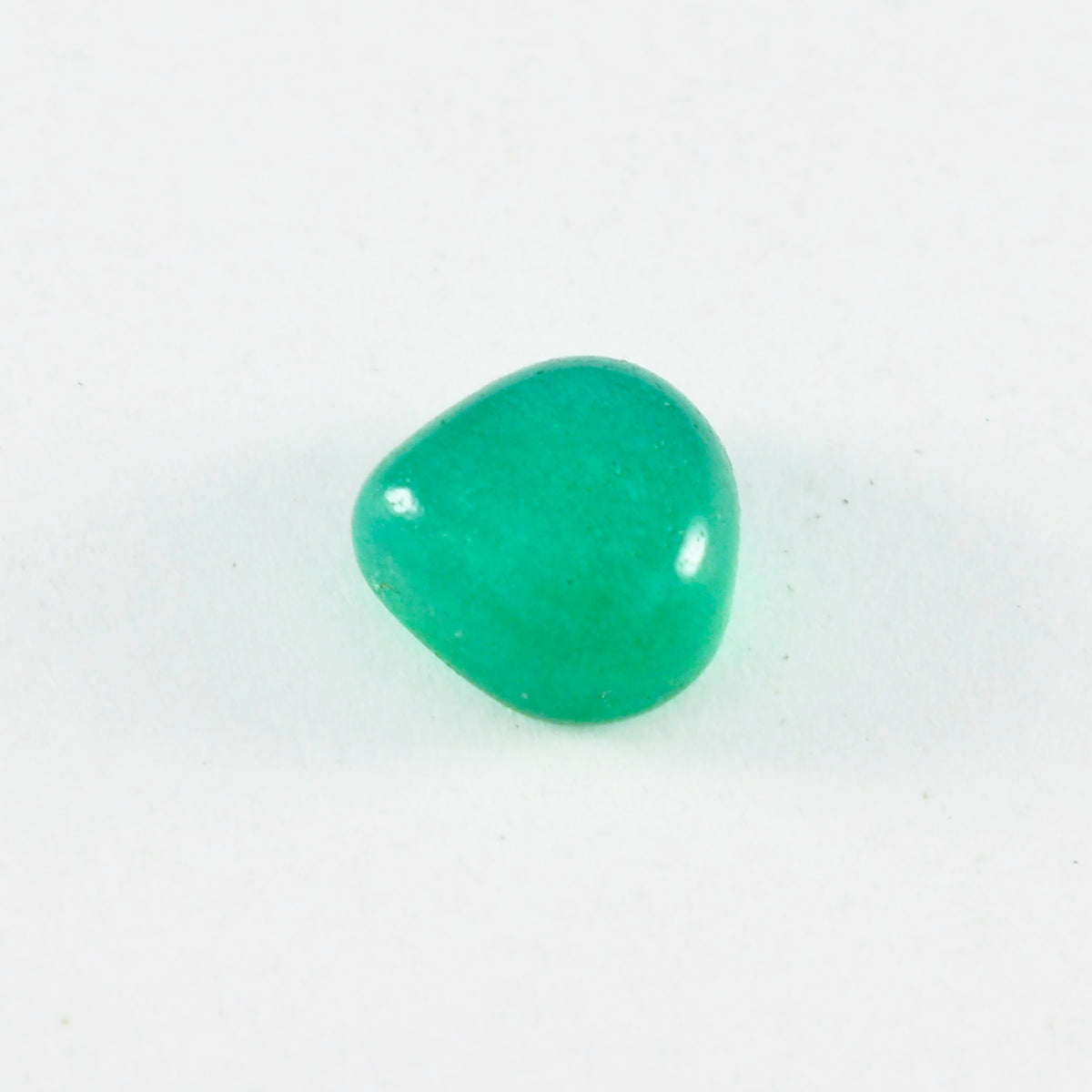 Green Onyx 1PC Small 8x8 MM Heart Cabochon Green Fine semi Precious Loose Gemstone