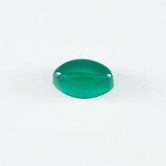 Green Onyx 1PC Small 5x10 MM Marquise  Cabochon Green Pure semi Precious Loose Gemstones