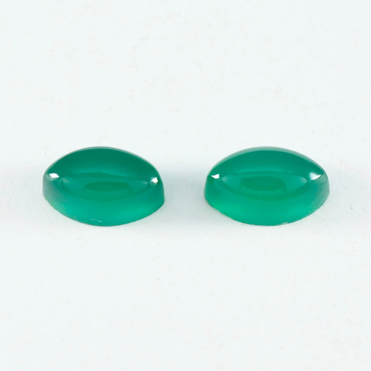 Green Onyx 1PC Small 5x10 MM Marquise  Cabochon Green Pure semi Precious Loose Gemstones