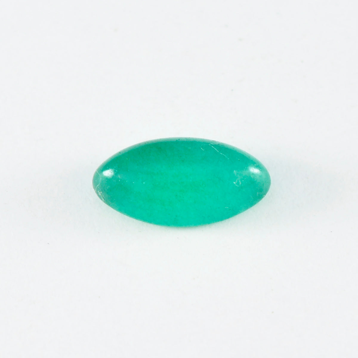 Green Onyx 1PC Small 6x12 MM Marquise  Cabochon Green Fiery semi Precious Semi Precious Gemstone
