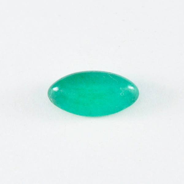 Green Onyx 1PC Small 6x12 MM Marquise  Cabochon Green Fiery semi Precious Semi Precious Gemstone
