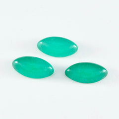Green Onyx 1PC Small 6x12 MM Marquise  Cabochon Green Fiery semi Precious Semi Precious Gemstone
