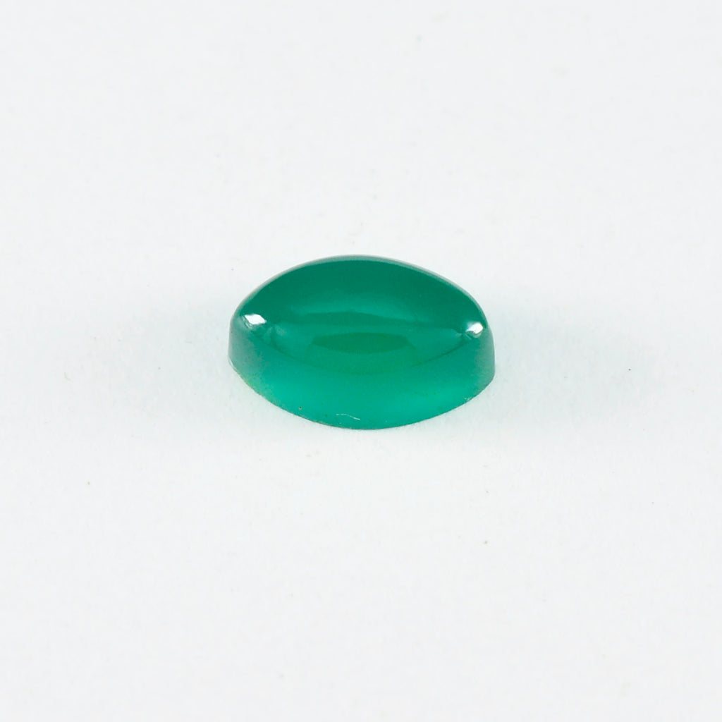 Green Onyx 1PC Medium 7x14 MM Marquise  Cabochon Green Brilliant semi Precious Precious Gemstone