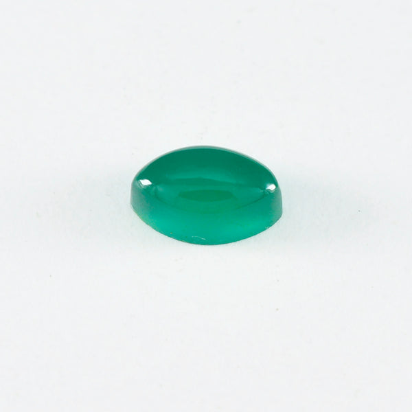 Green Onyx 1PC Medium 7x14 MM Marquise  Cabochon Green Brilliant semi Precious Precious Gemstone