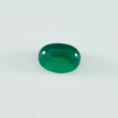 Green Onyx 1PC Large 10x12 MM Oval Cabochon Green Lustrous semi Precious Gems
