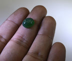 Green Onyx 1PC Large 10x12 MM Oval Cabochon Green Lustrous semi Precious Gems