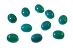 Green Onyx 1PC Tiny 5x7 MM Oval Cabochon Green Superior semi Precious Semi Precious Gemstone