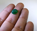 Green Onyx 1PC Small 6x8 MM Oval Cabochon Green Pure semi Precious Precious Gemstone