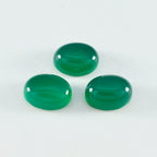 Green Onyx 1PC Large 8x12 MM Oval Cabochon Green Luster semi Precious Precious Gemstone