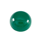 Green Onyx 1PC Large 11x11 MM Round Cabochon Green Natural semi Precious Semi Precious Gemstone