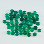 Green Onyx 10PC Tiny 5x5 MM Round Cabochon Green Splendid semi Precious Semi Precious Gemstone