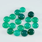 Green Onyx 1PC Large 10x10 MM Round Cabochon Green High Quality semi Precious Loose Gemstones
