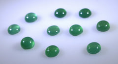 Green Onyx 1PC Large 11x11 MM Round Cabochon Green Natural semi Precious Semi Precious Gemstone