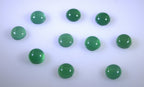 Green Onyx 10PC Tiny 5x5 MM Round Cabochon Green Splendid semi Precious Semi Precious Gemstone
