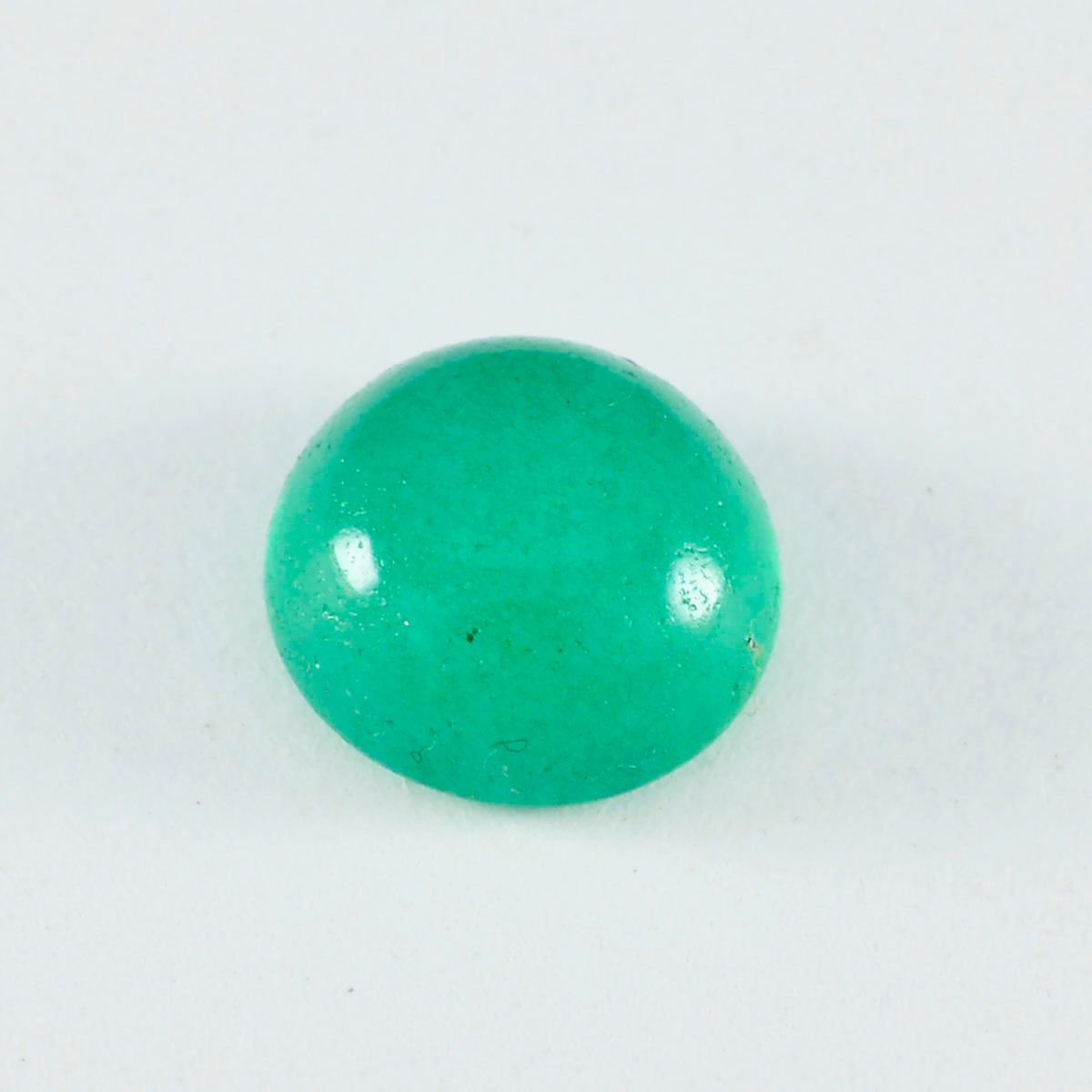 Green Onyx 1PC Medium 9x9 MM Round Cabochon Green Fine semi Precious Loose Gemstone Imagen secundaria del producto