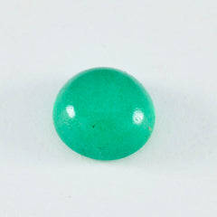 Green Onyx 1PC Medium 9x9 MM Round Cabochon Green Fine semi Precious Loose Gemstone