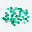 Green Onyx 10PC Tiny 3x3 MM Square Cabochon Green Pure semi Precious Loose Gems