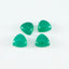 Green Onyx 1PC Tiny 6x6 MM Triangle Cabochon Green Genuine semi Precious Loose Gems