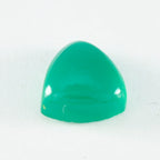 Green Onyx 1PC Small 7x7 MM Triangle Cabochon Green Superior semi Precious Loose Gemstone