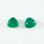 Green Onyx 1PC Medium 9x9 MM Triangle Cabochon Green Fiery semi Precious Semi Precious Gemstone