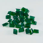 Green Onyx 1PC Tiny 5x7 MM Emerald Faceted Green High Quality Semi Precious Loose Gemstones