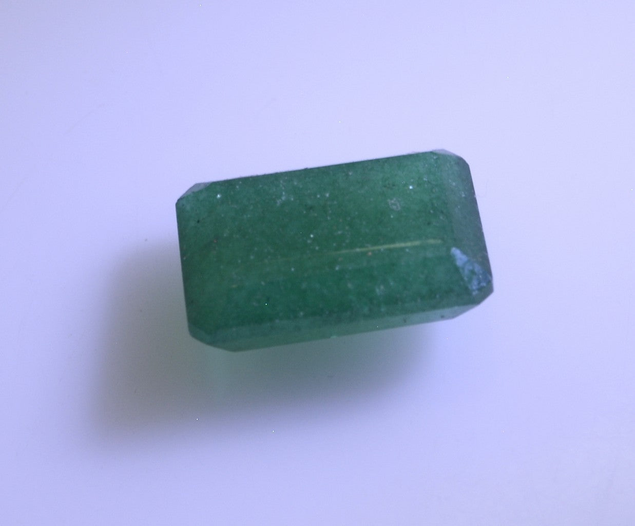 Green Onyx 1PC Chunky 15x20 MM Emerald Faceted Green Shine Semi Precious Loose Gemstones
