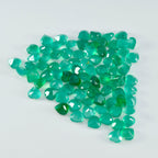 Green Onyx 10PC Tiny 5x5 MM Heart Faceted Green Sparkling Semi Precious Gems