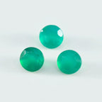 Green Onyx 1PC Large 12x12 MM Round Faceted Green High Quality Semi Precious Loose Gemstones