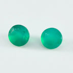 Green Onyx 1PC Chunky 15x15 MM Round Faceted Green Superior Semi Precious Loose Gemstone