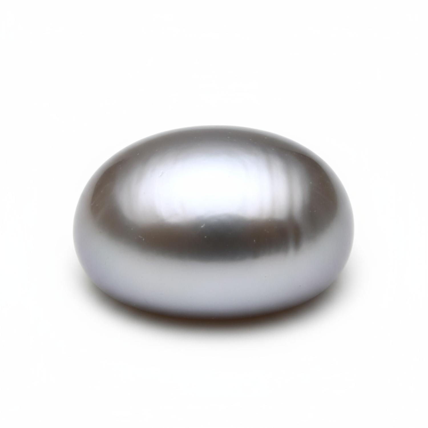 Gray Pearl 1PC Small 6x8 MM Oval Cabochon Gray Fiery semi Precious Loose Gemstone Второстепенное изображение товара