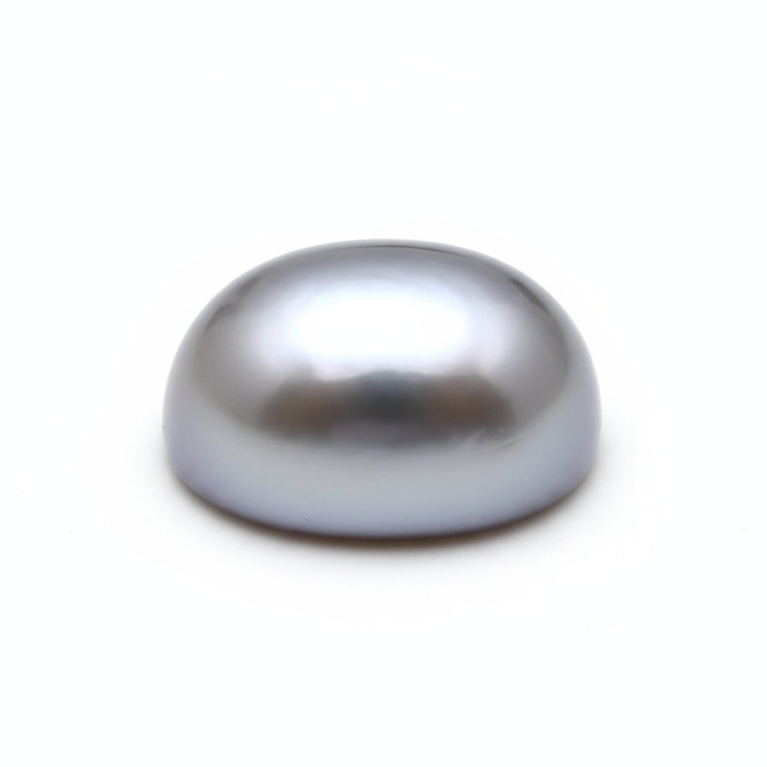 Gray Pearl 1PC Medium 7x10 MM Oval Cabochon Gray Polished semi Precious Precious Gemstone