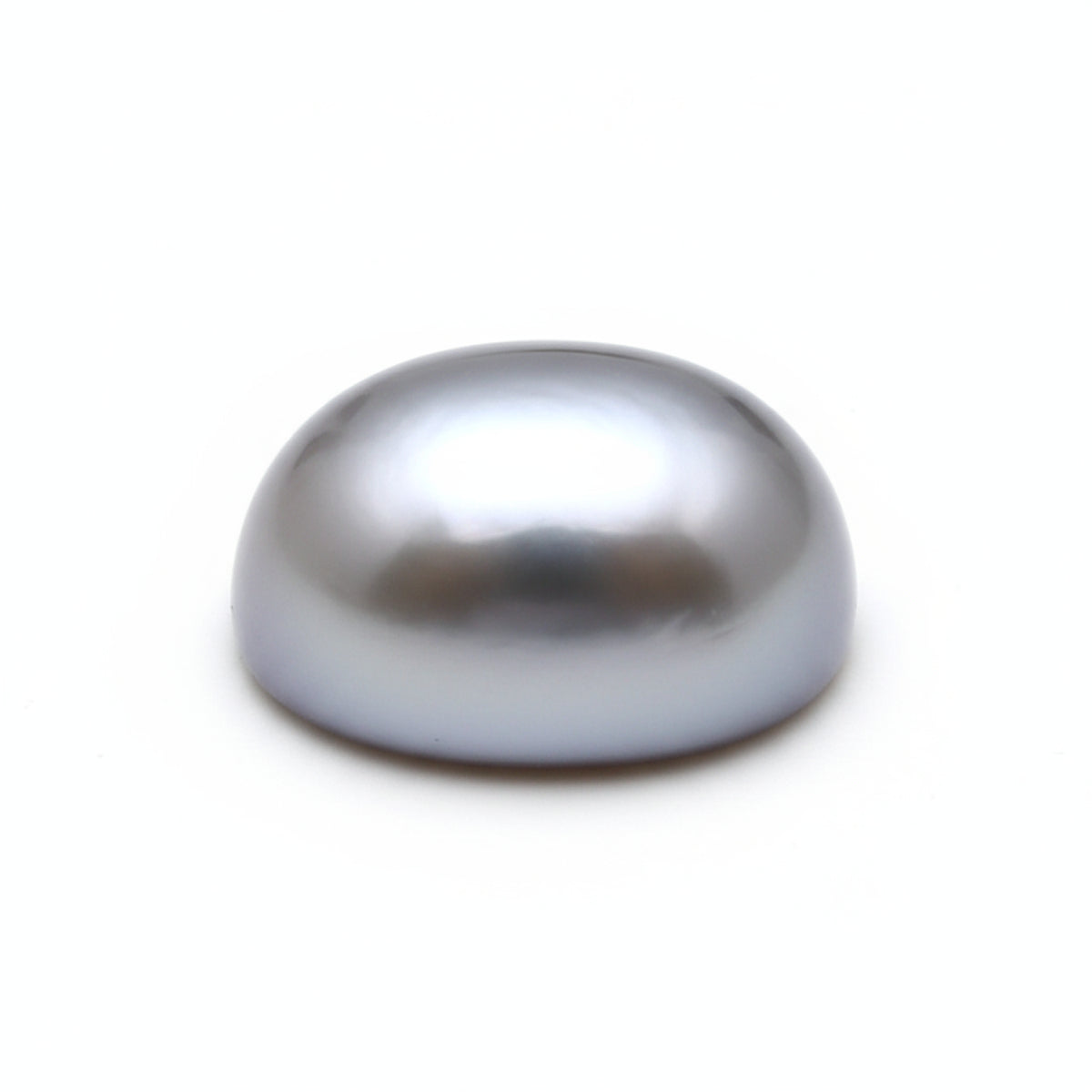 Gray Pearl 1PC Medium 7x10 MM Oval Cabochon Gray Polished semi Precious Precious Gemstone