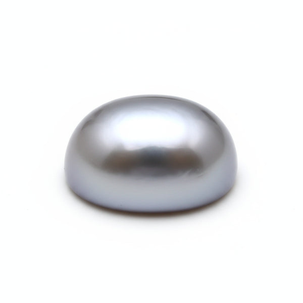 Gray Pearl 1PC Medium 8x10 MM Oval Cabochon Gray Splendid semi Precious Gems