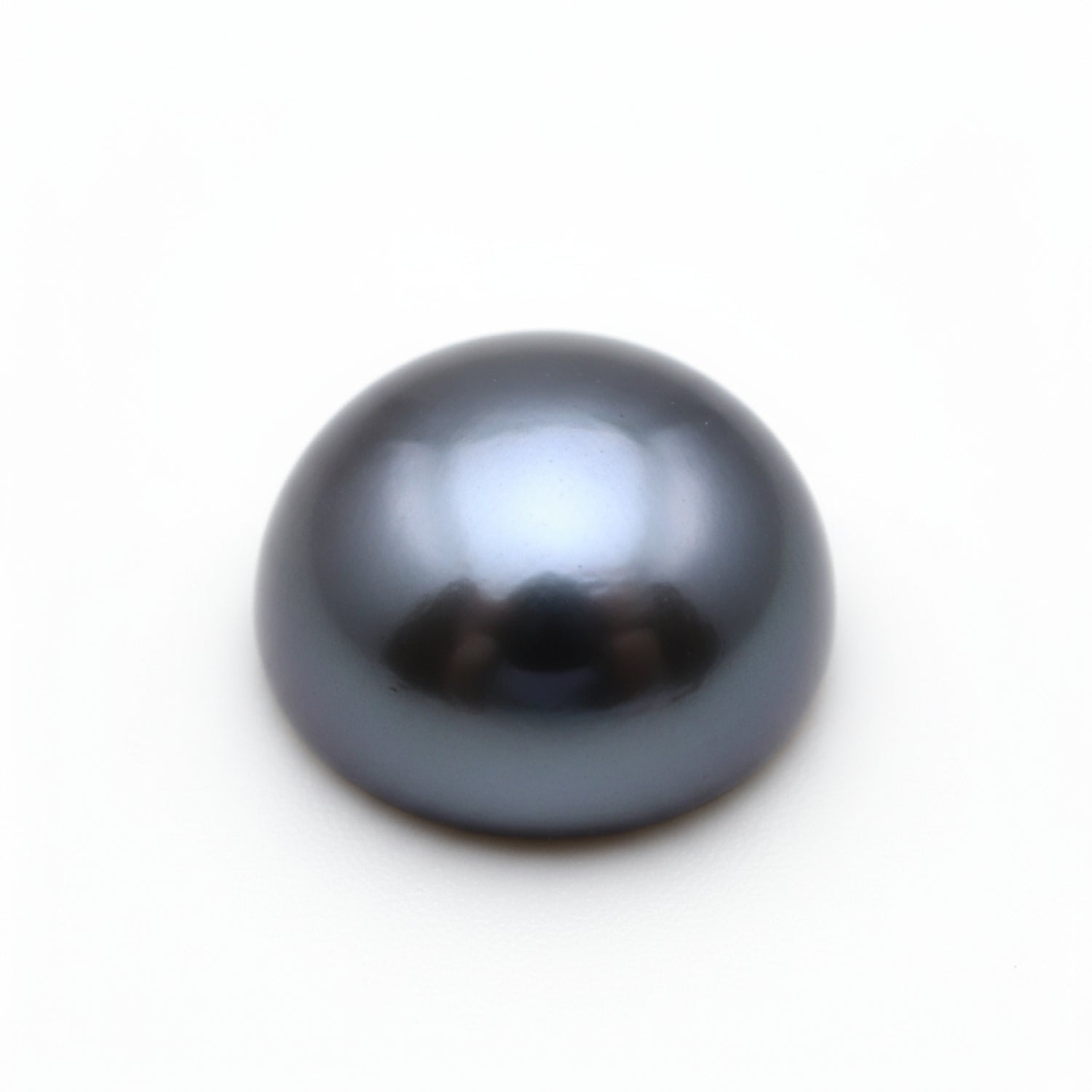 Gray Pearl 1PC Tiny 6x6 MM Round Cabochon Gray Pure semi Precious Loose Gemstones