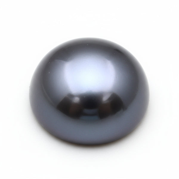 Gray Pearl 1PC Tiny 6x6 MM Round Cabochon Gray Pure semi Precious Loose Gemstones