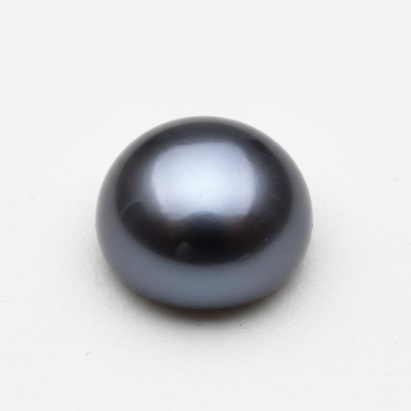 Gray Pearl 1PC Small 7x7 MM Round Cabochon Gray Fiery semi Precious Semi Precious Gemstone