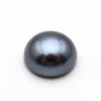 Gray Pearl 1PC Small 8x8 MM Round Cabochon Gray Brilliant semi Precious Precious Gemstone