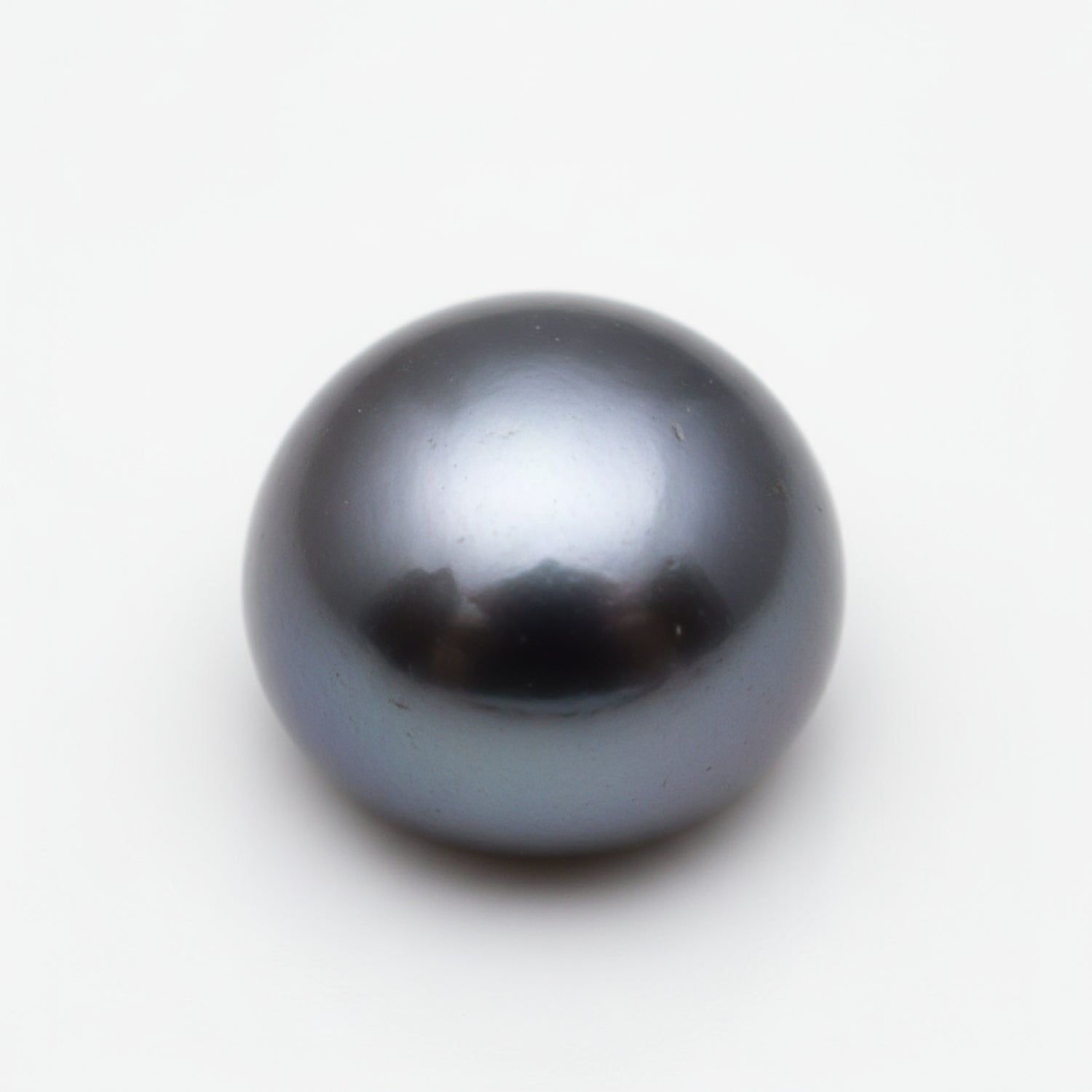 Gray Pearl 1PC Medium 9x9 MM Round Cabochon Gray Sparkling semi Precious Gems