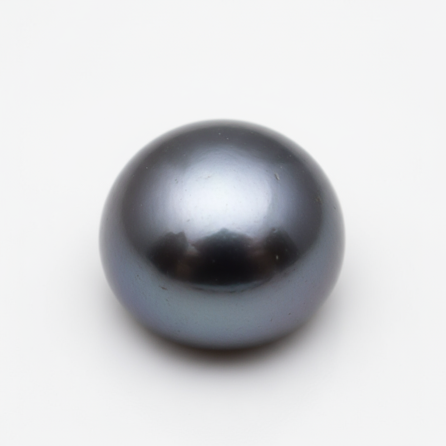 Gray Pearl 1PC Medium 9x9 MM Round Cabochon Gray Sparkling semi Precious Gems Immagine principale del prodotto