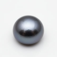 Gray Pearl 1PC Medium 9x9 MM Round Cabochon Gray Sparkling semi Precious Gems