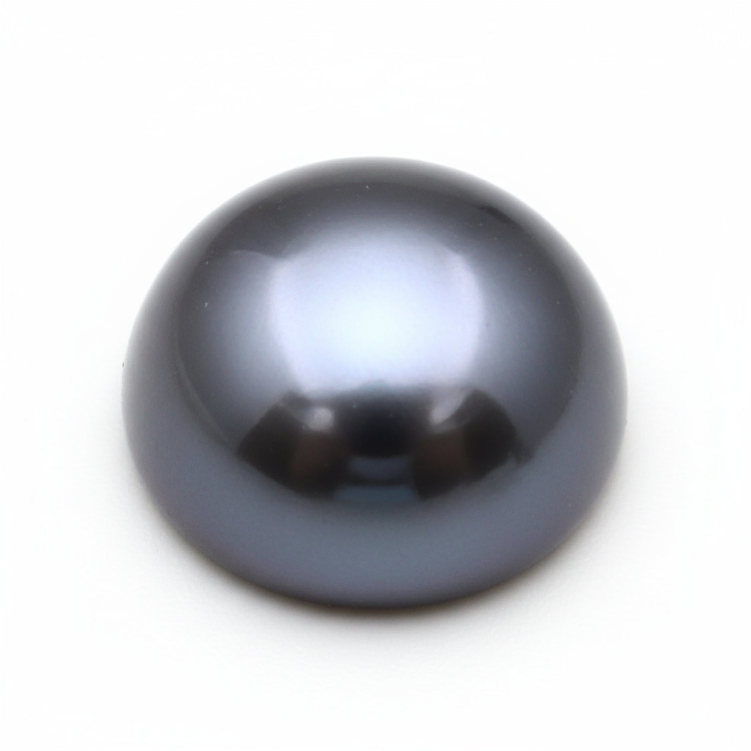 Gray Pearl 1PC Medium 9x9 MM Round Cabochon Gray Sparkling semi Precious Gems