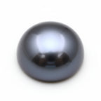 Gray Pearl 1PC Medium 9x9 MM Round Cabochon Gray Sparkling semi Precious Gems